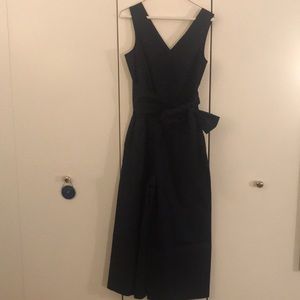 J. Crew Pants - J.Crew Wrap-Tie Navy Jumpsuit in Stretch Poplin J. Crew Pants - J.Crew Wrap-Tie Navy Jumpsuit in Stretch Poplin